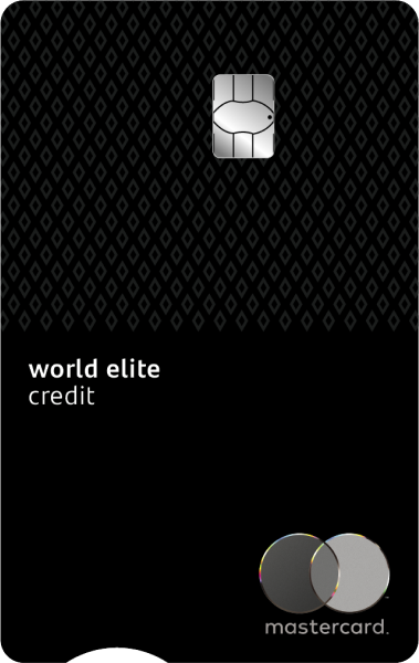 Cartão de crédito da World Elite
